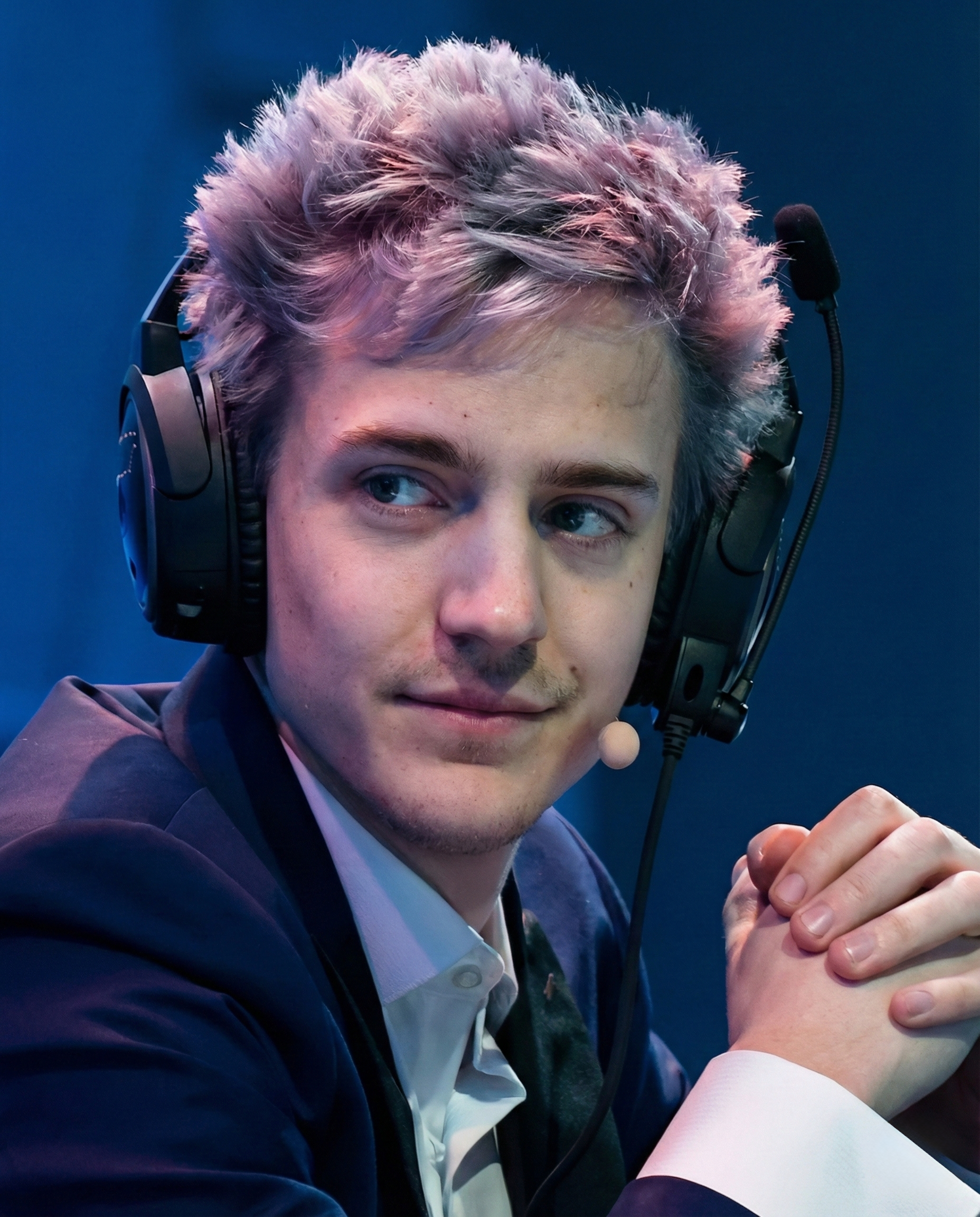 Portrait of Ninja (Richard Tyler Blevins) who celebrates their birthday on June 5.